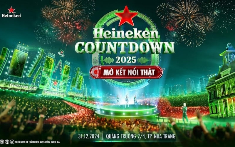 Cuộc Đua Marketing Ngành Bia Countdown 2025 – Cơ Hội Hay ‘Đốt Tiền” Heineken countdown 2025 bùng nổ với dàn nghệ sĩ đình đám