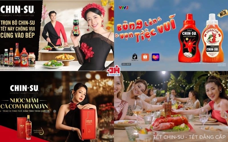 Chiến dịch Tết 2025 của Chinsu: Kết nối giới trẻ qua hương vị truyền thống Chiến dịch Tết của Chinsu qua nhiều năm
