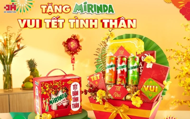 Bao bì mới của Mirinda ngày Tết 2025