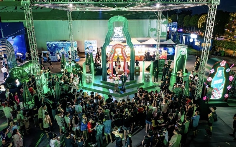 Cuộc Đua Marketing Ngành Bia Countdown 2025 – Cơ Hội Hay ‘Đốt Tiền” Các hoạt động tại Booth của Sabeco trong City Tết Fest