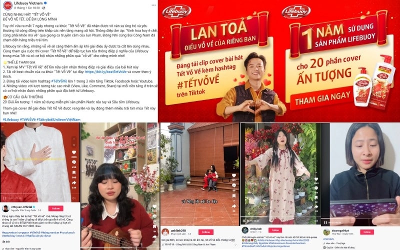 Lifebuoy cũng tổ chức minigame trên trang mạnh social, thu hút lượng người tham gia khá đông