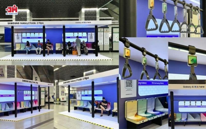Truyền thông tại Metro: Cách thức quảng cáo tuy cũ mà mới Cách Samsung truyền thông sản phẩm mới ở ga Metro