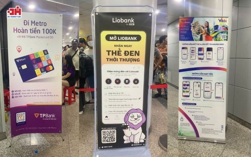 Truyền thông tại Metro: Cách thức quảng cáo tuy cũ mà mới Ngành tài chính nhanh chóng vào cuộc chơi quảng cáo