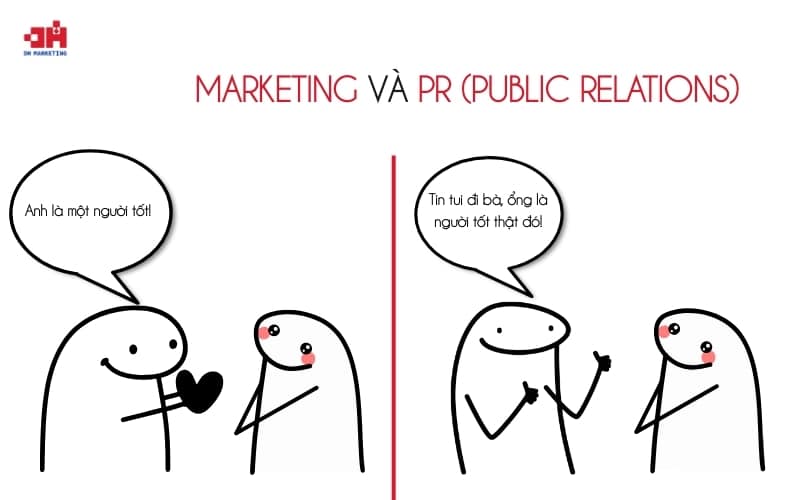 Phân biệt Marketing và Pr giúp kết hợp hiệu quả