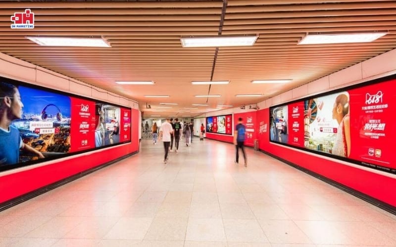 Truyền thông tại Metro: Cách thức quảng cáo tuy cũ mà mới Truyền thông tại Metro ở Trung Quốc