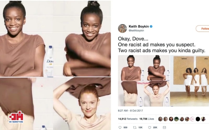 Chiến dịch của Dove năm 2017 gây nhiều tranh cãi