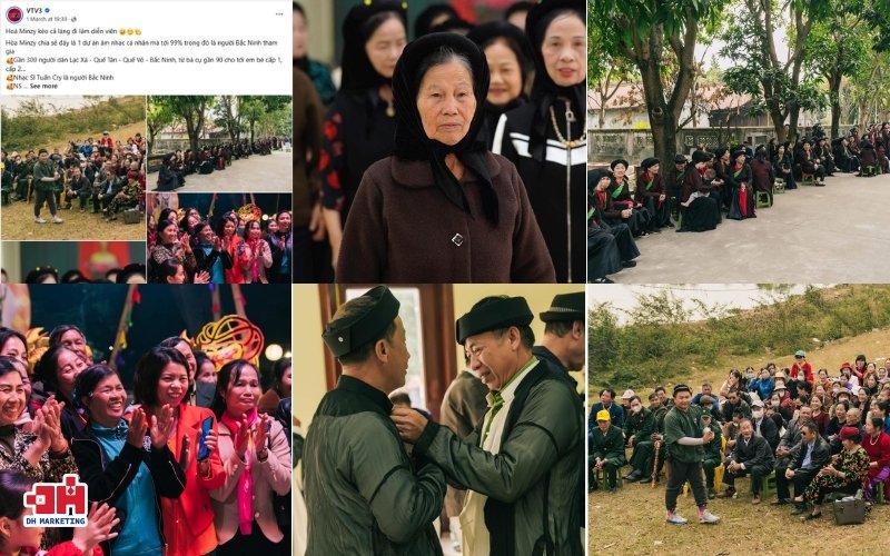 Gần 300 người dân Lạc Xá Bắc Ninh tham gia MV của Hòa Minzy
