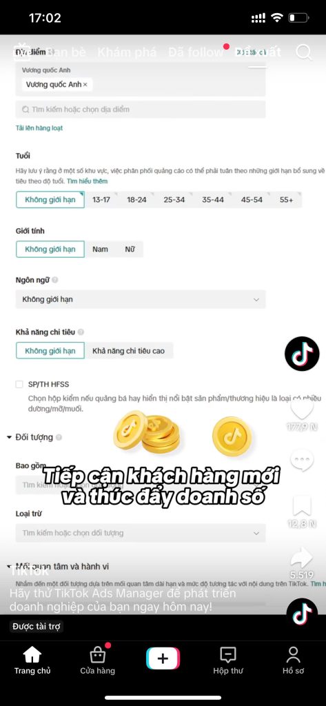 quang cao tiktok tang nhan dien thuong hieu